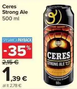 Carrefour Market Ceres Strong Ale offerta