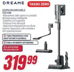 Trony Dreame scopa ricaricabile V20 vim offerta