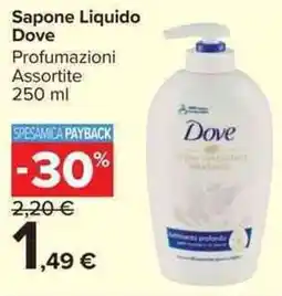 Carrefour Market Sapone Liquido Dove offerta