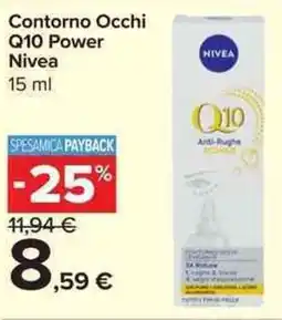 Carrefour Market Contorno Occhi Q10 Power Nivea offerta