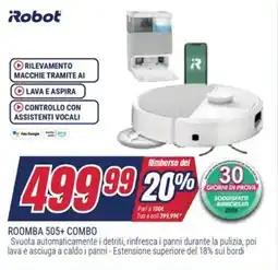 Trony Robot roomba 505+ combo offerta