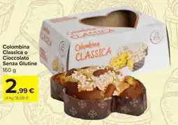 Carrefour Market Colombina Classica o Cioccolato Senza Glutine offerta