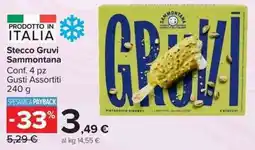 Carrefour Market Stecco Gruvi Sammontana offerta