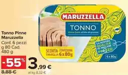 Carrefour Market Tonno Pinne Maruzzella offerta