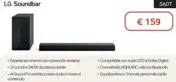 Trony LG Soundbar S60T offerta