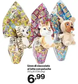 In'S Mercato Uovo di cioccolato al latte con peluche offerta
