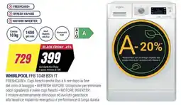 Trony WHIRLPOOL FFB 1048 BSV IT offerta