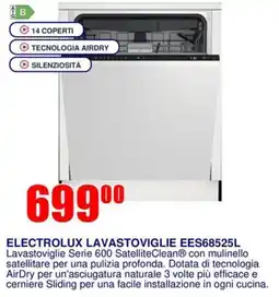 Trony ELECTROLUX LAVASTOVIGLIE EES68525L offerta