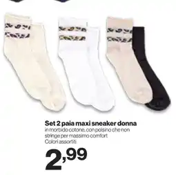 In'S Mercato Set 2 paia maxi sneaker donna offerta