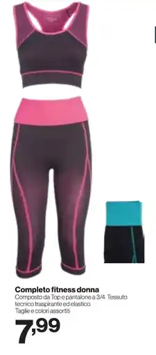 In'S Mercato Completo fitness donna offerta