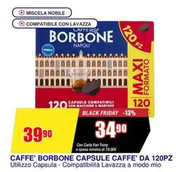 Trony Caffe' borbone capsule caffe' offerta