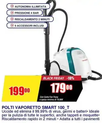 Trony POLTI VAPORETTO SMART 100_T offerta