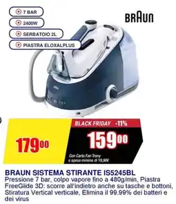 Trony BRAUN SISTEMA STIRANTE IS5245BL offerta