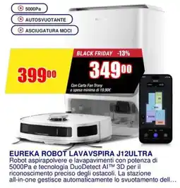 Trony EUREKA ROBOT LAVAVSPIRA J12ULTRA offerta