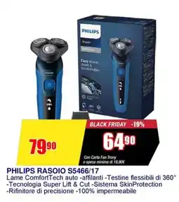 Trony PHILIPS RASOIO S5466/17 offerta