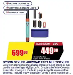 Trony DYSON STYLER AIRWRAP T3/T4 MULTISTYLER offerta