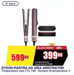 Trony Dyson piastra ad aria airstraitnr offerta