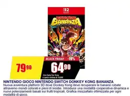 Trony Nintendo gioco nintendo switch donkey kong bananza offerta