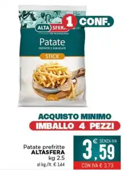 Altasfera Patate prefritte ALTASFERA offerta