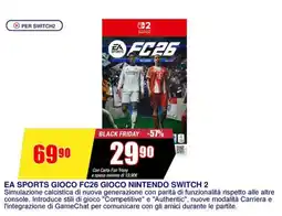 Trony Ea sports gioco FC26 gioco nintendo switch 2 offerta