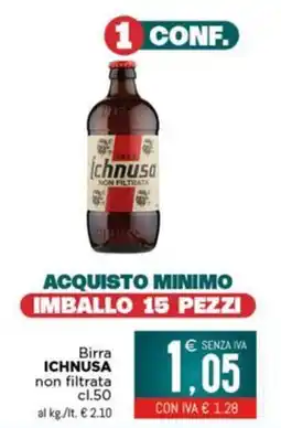 Altasfera Birra ICHNUSA non filtrata offerta