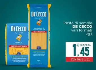 Altasfera Pasta di semola DE CECCO offerta