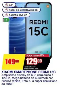Trony XIAOMI SMARTPHONE REDMI 15C offerta