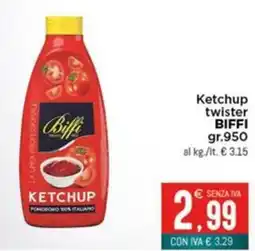 Altasfera Ketchup twister BIFFI offerta