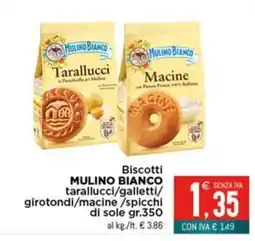 Altasfera Biscotti MULINO BIANCO tarallucci/galletti/ girotondi/macine/spicchi di sole offerta