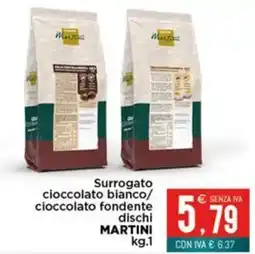 Altasfera Surrogato cioccolato bianco/ cioccolato fondente dischi MARTINI offerta
