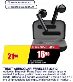 Trony Trust auricolari wireless 23712 offerta