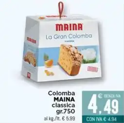 Altasfera Colomba MAINA classica offerta