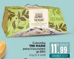 Altasfera Colomba TRE MARIE pera/cioccolato offerta