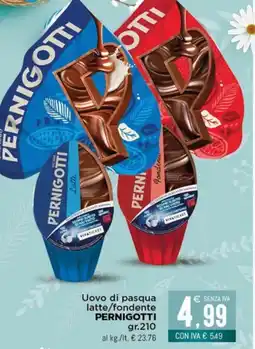 Altasfera Uovo di pasqua latte/fondente PERNIGOTTI offerta