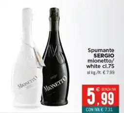 Altasfera Spumante SERGIO mionetto/ white offerta