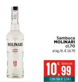 Altasfera Sambuca MOLINARI offerta