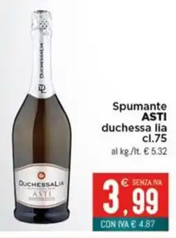 Altasfera Spumante ASTI duchessa lia offerta