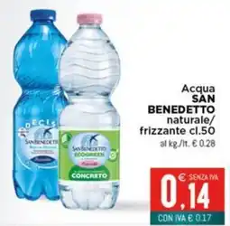 Altasfera Acqua SAN BENEDETTO naturale/ frizzante offerta