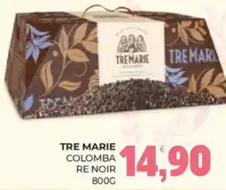 Eté Tre marie colomba re noir offerta