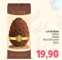 Eté La suissa uovo gran nocciolato offerta