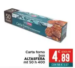 Altasfera Carta forno box ALTASFERA mt 50 h 400 offerta