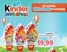 Eté Kinder gransorpresa offerta