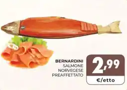 Eté Bernardini salmone norvegese preaffettato offerta