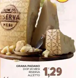 Eté Grana padano dop riserva offerta