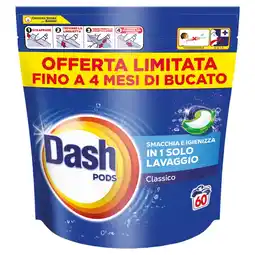 Ipercoop DETERSIVO LIQUIDO PER LAVATRICE DASH PODS offerta