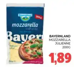 Eté Bayernland mozzarella julienne offerta