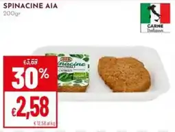 Pan Spinacine AIA offerta