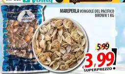 Il Genio Supermercato Mareperla vongole del pacifico brown offerta