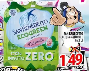 Il Genio Supermercato San benedetto acqua naturale offerta
