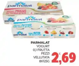 Eté Parmalat yogurt 0,1 frutta pezzi vellutata offerta